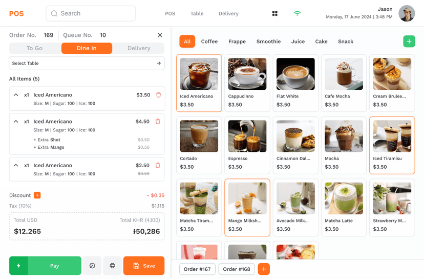 POS Screen